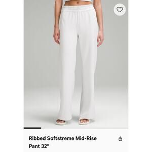 Ribbed Softstreme Mid-rise Pant 32"